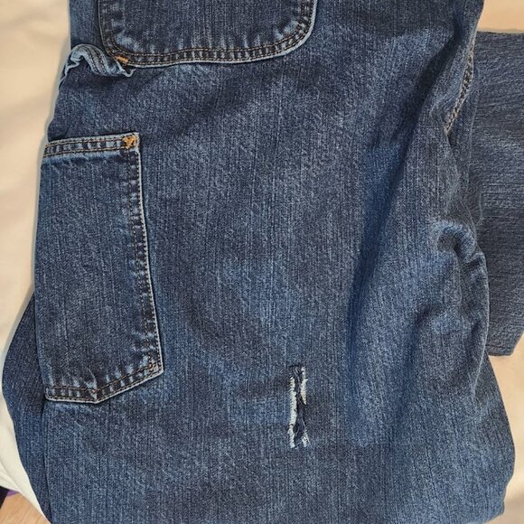 Carhartt Men's Loose Fit Utility Jean, Size 44X32, New, has cut/tear on back - Picture 7 of 8